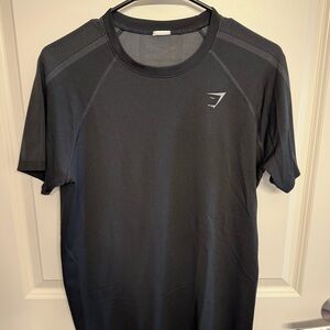 Gymshark Seamless Black Performance Workout Tee